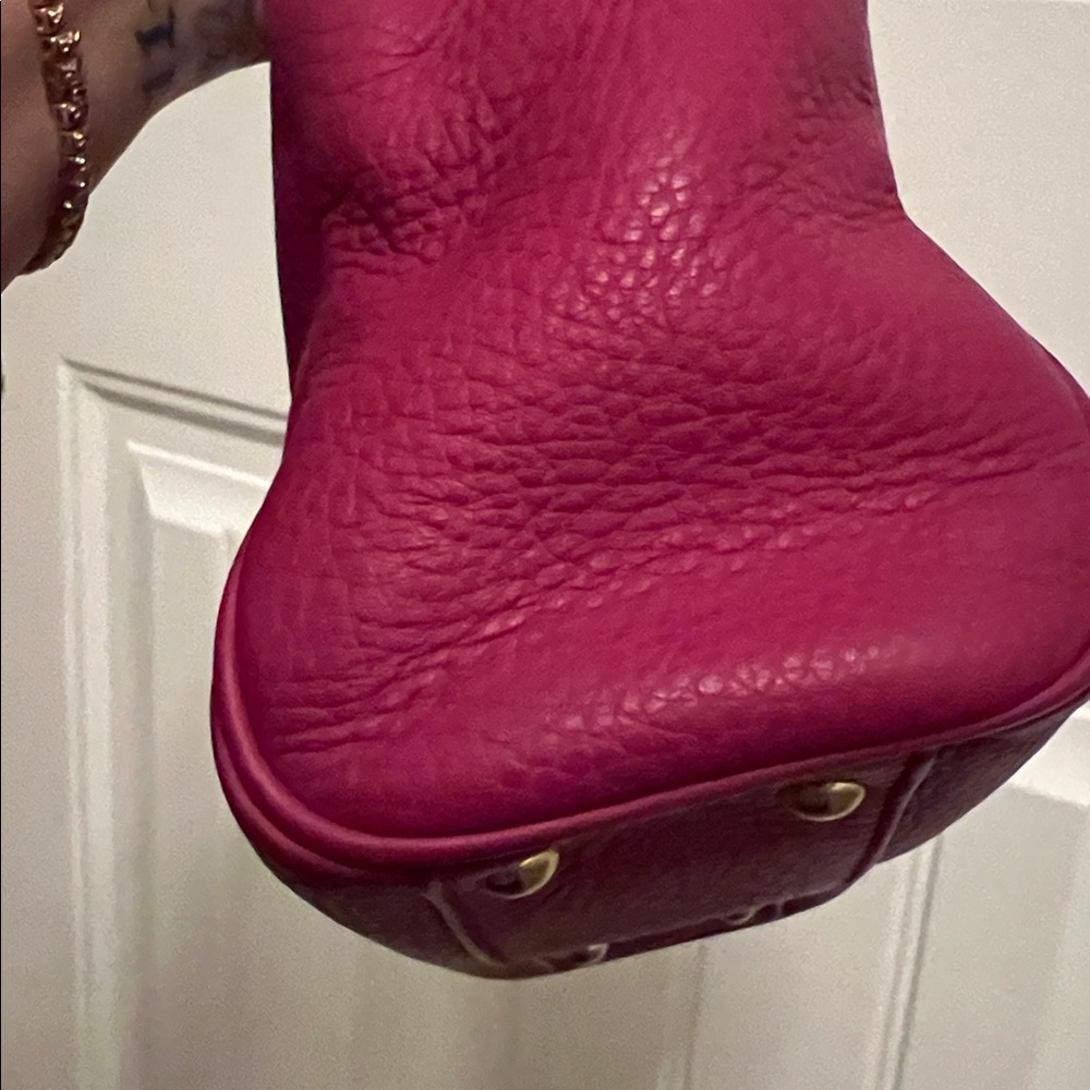 Gucci Pink Leather Bag Mini Size with Bamboo Handles - Picture 9 of 14